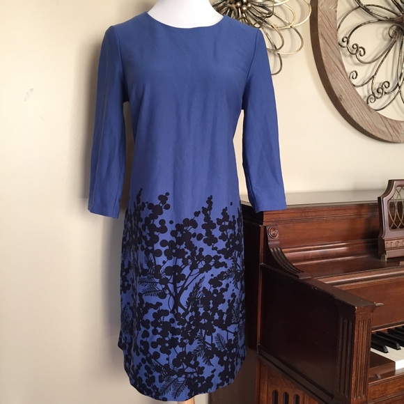 Boden Dresses & Skirts - Boden Size 12 Gorgeous Blue Dress with 3/4 Sleeve